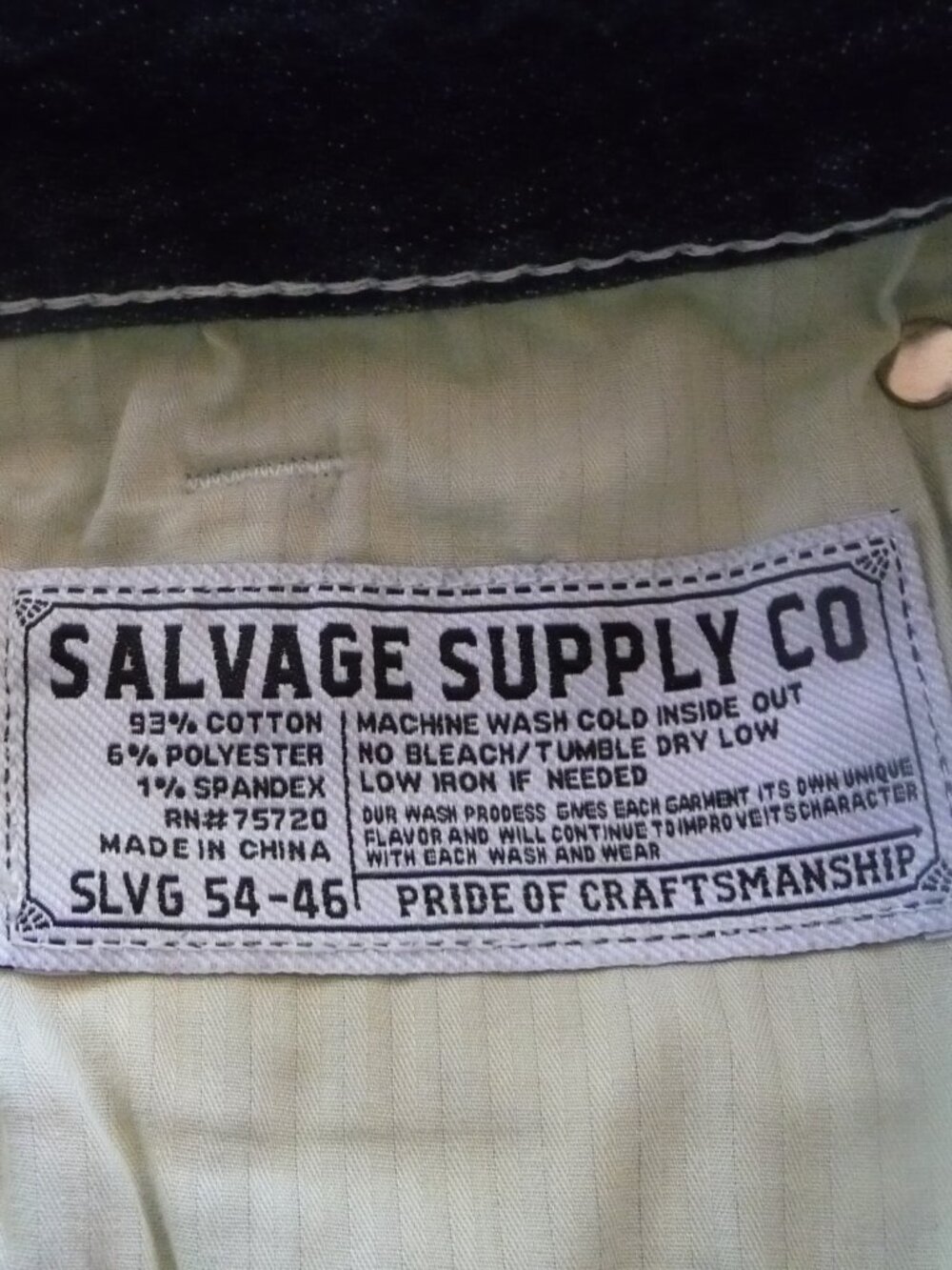 Salvage Supply Co Buckle Jorts 36 - Picture 10 of 13